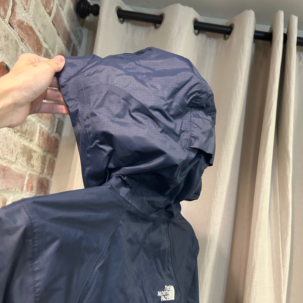The North Face Rain Jacket Womens Navy Blue DryVent Hooded Waterproof Gorpcore S - Picture 13 of 13
